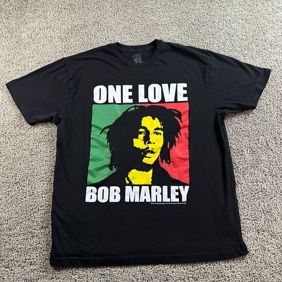 Bob Marley Zion Rootswear Shirt Mens XL Black 2011 One Love Jamaica Collection - Picture 2 of 9